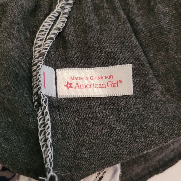 American Girl Doll Z Yang Sightseeing Outfit Dress Only Headphone Print - Picture 4 of 4